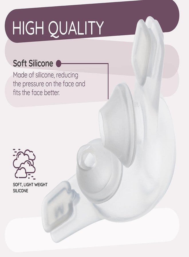 Ximoon Swift FX Nasal Pillow Cushion Medium Compatible with ResMed Swift FX CPAP Mask, Dual-Wall Pillows C Pap Replacement Supplies Part for Swift FX - Image 4